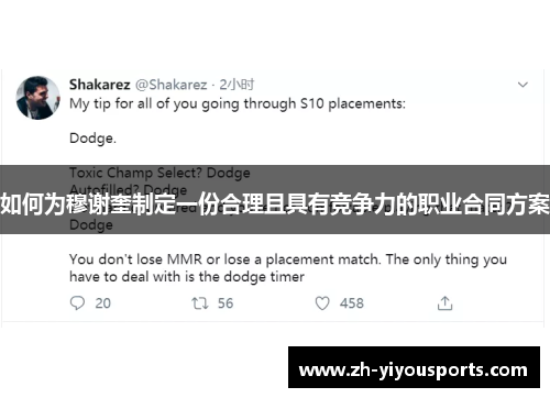 如何为穆谢奎制定一份合理且具有竞争力的职业合同方案 如何为穆谢奎制定一份合理且具有竞争力的职业合同方案