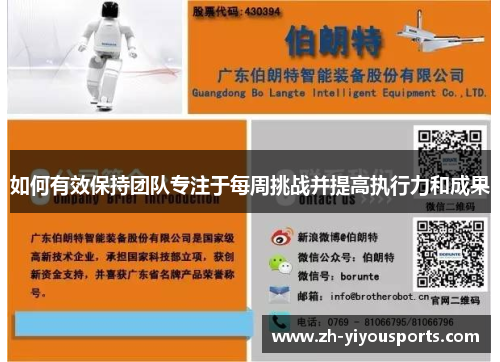 如何有效保持团队专注于每周挑战并提高执行力和成果